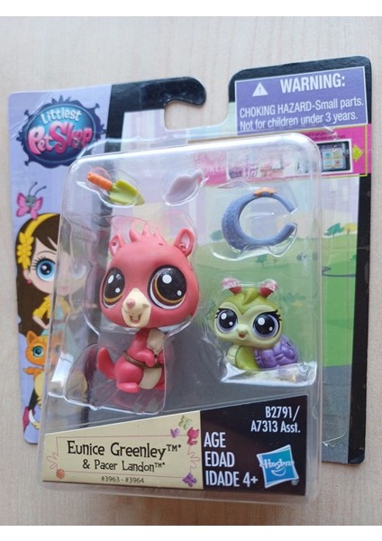 Luxury Miniş Littlest Petshop Eunice Greenley ve Pacer Landon Lisanslı Kutuda Minişler Oyuncak Seri 1 Adet