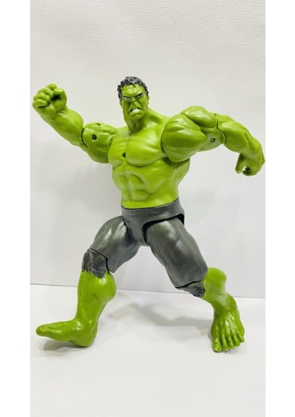 Luxury Avengers Hulk 17.5 cm Işıklı Eklemleri Hareketli Figür Oyuncak Karakter 1 Adet