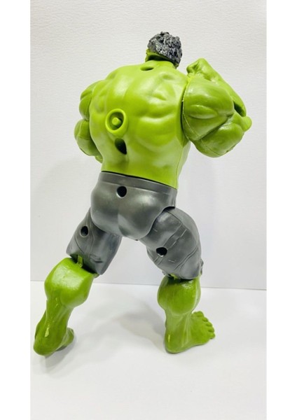 Luxury Avengers Hulk 17.5 cm Işıklı Eklemleri Hareketli Figür Oyuncak Karakter 1 Adet