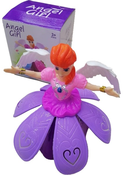 Luxury Frozen Elsa Angel Girl Dans Eden Sesli Işıklı Şarkı Söyleyen Pilli Oyuncak Prenses Bebek 1 Adet