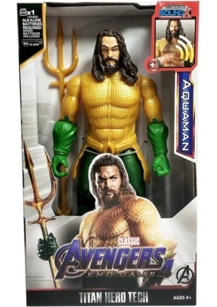 Luxury Aquaman Sesli Figür Oyuncak 30 cm 1 Adet