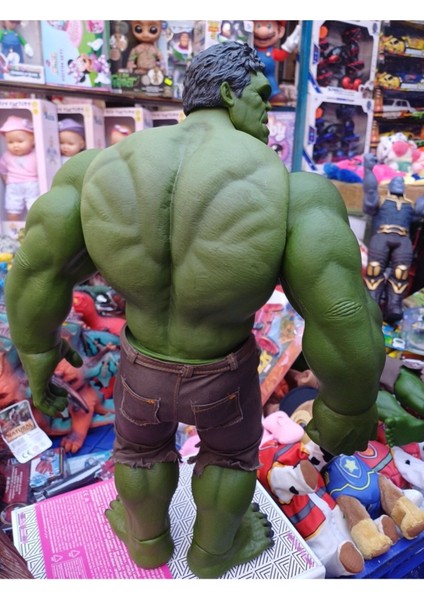 Luxury Hulk Hogan Green Action Dev Boy Figür Koleksiyon 55CM Kutulu Figür Collectıon Model 1 Adet
