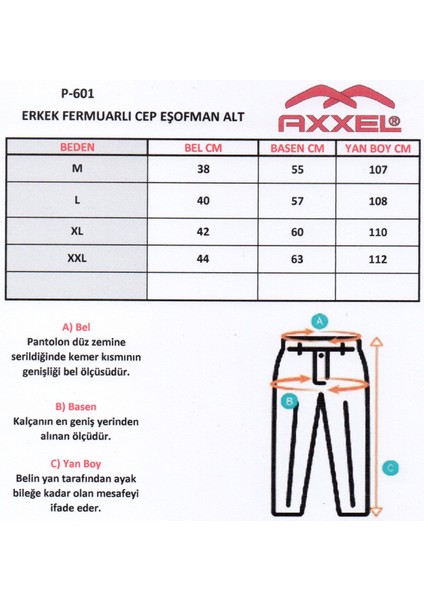 Erkek Gri Fermuar Cepli Düz Paça Eşofman ALT-P601