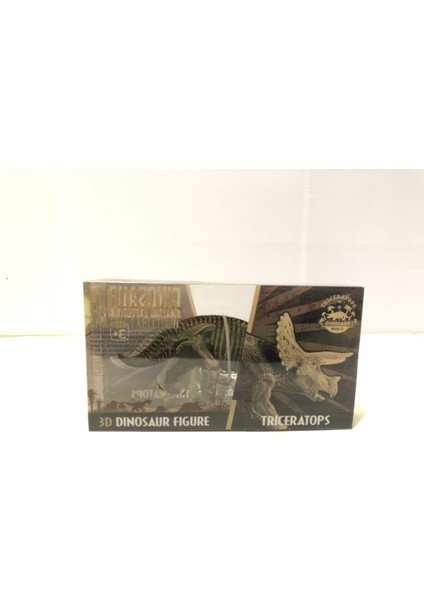 Luxury Trıceratops 3D Dinozor Figür Oyuncak 1 Adet