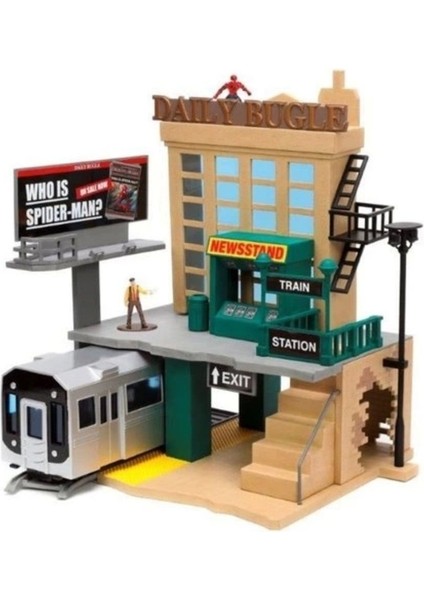 Luxury Jada-Marvel Spider-Man Nyc Deluxe Nano Scene - SMB-253225012 1 Adet