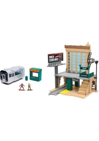 Luxury Jada-Marvel Spider-Man Nyc Deluxe Nano Scene - SMB-253225012 1 Adet