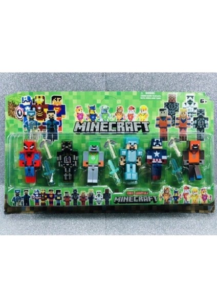 Luxury Spiderman Kaptan Amerika Paw Patrol 12 Parça Oyuncak 1 Adet