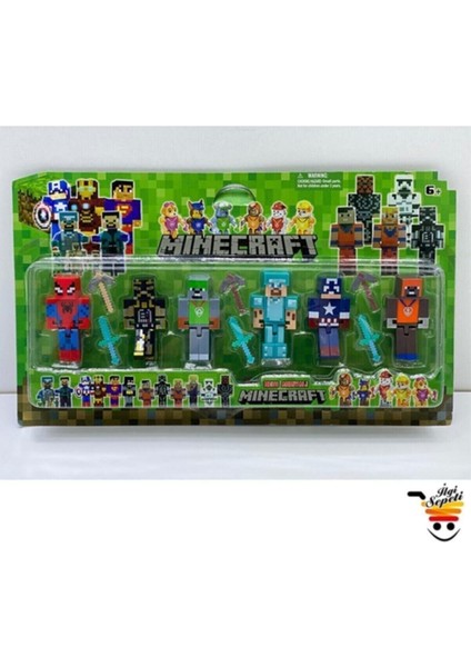Luxury Spiderman Kaptan Amerika Paw Patrol 12 Parça Oyuncak 1 Adet
