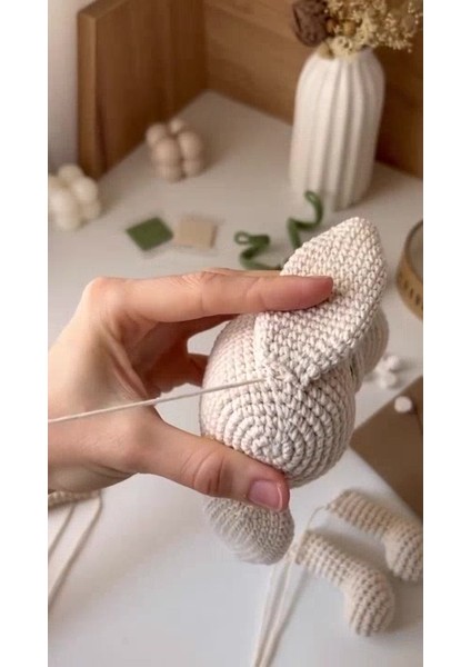 Luxury Amigurumi 2li Oyuncak Seti /sevimli Yumuşak Tavşanlar 1 Adet fiyatları