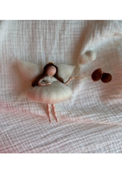 Luxury Peri Bebek, Peri Kızı, Keçe Bebek 1 Adet