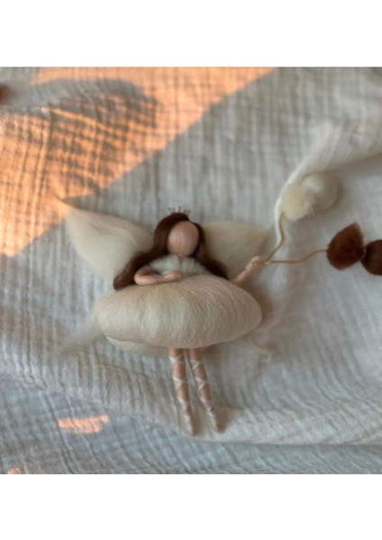 Luxury Peri Bebek, Peri Kızı, Keçe Bebek 1 Adet