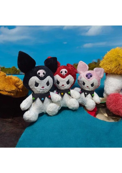 Luxury 35 cm Kawaii Sanrio Sakura Kuromi Peluş Oyuncak (Tekli) 1 Adet