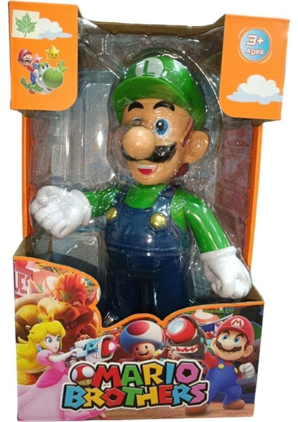 Luxury Super Mario Sesli Işıklı Kırmızı Mario Kutulu Oyuncak 1 Adet