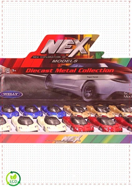 Luxury Welly 1:32 Pagani Huayra Çek Bırak Araba Kız Erkek Cocuk Egitici Montessori Oyuncaklar Naturel 1 Adet