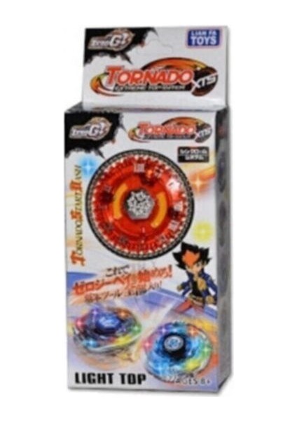 Luxury Tornado Beyblade Kırmızı Işıklı Pilli Çocuk Oyun 1 Adet