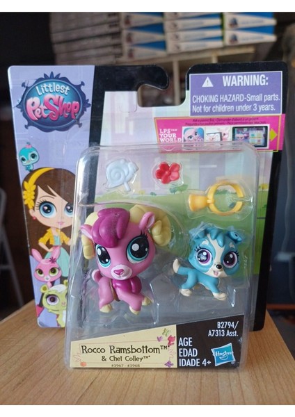 Luxury Miniş Littlest Petshop Rocco Ramsbottom Chet Colley Lisanslı Kutulu Minişler Oyuncak 1 Adet