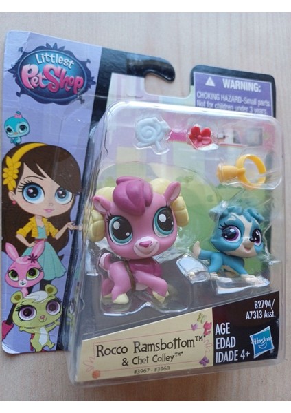 Luxury Miniş Littlest Petshop Rocco Ramsbottom Chet Colley Lisanslı Kutulu Minişler Oyuncak 1 Adet