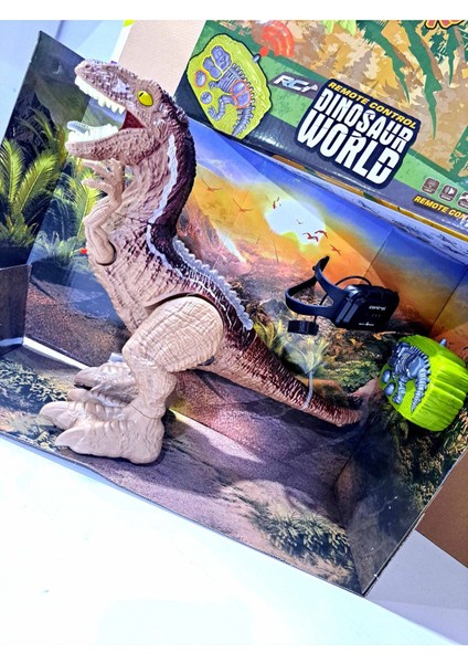 Luxury Oyuncak Robot Dinazor El Sensörlü Kumandalı Hareket Eden Işıklı Sesli Ağzı Buhar 38X28CM 1 Adet