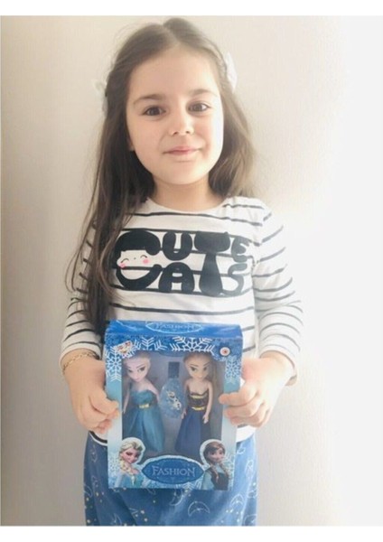 Luxury Frozen ve Anna Karlar Ülkesi Ikili Oyuncak Et Bebek 15 cm 1 Adet