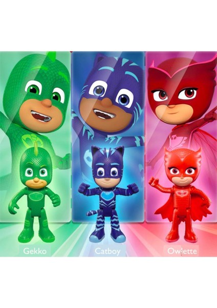 Luxury ES1666 Pjmasks Pijimaskeliler Işıklı ve Sesli Figür Oyuncak Owlette 1 Adet fiyatları