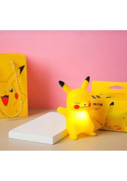 Luxury Pokemon Pikachu Işıklı Uyku Arkadaşı ve Oyuncak 1 Adet