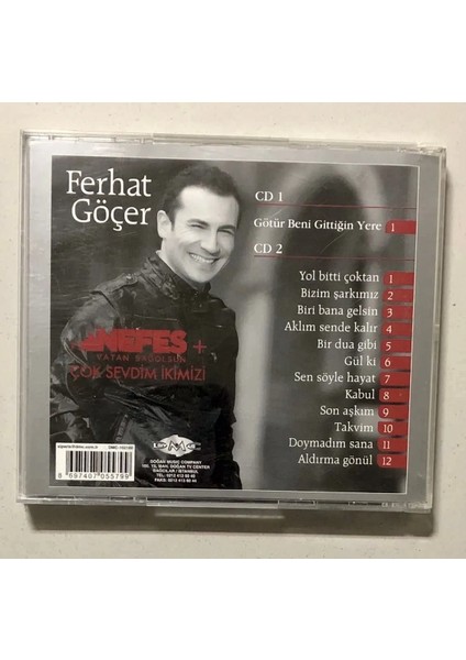 Ferhat Göçer Nefes Vatan Sağolsun Çok Sevdim Ikimizi CD (Orjinal Dönem Baskı) fiyatları