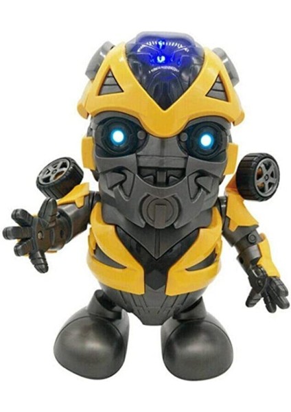 Luxury Robot Transformers Dance Hero Bumble Bee Işıklı Dans Eden Transformers Işıklı Robot 1 Adet
