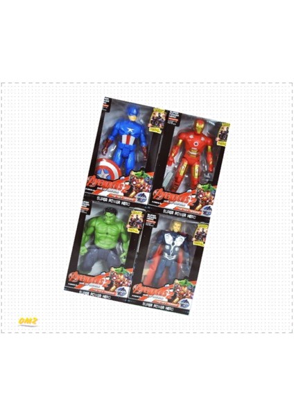 Luxury Hulk Ironman Thor Kaptan Amerika Oyuncak Yenilmezler 4lü Erkek Cocuk Egitici Montessori Oyuncaklar 1 Adet