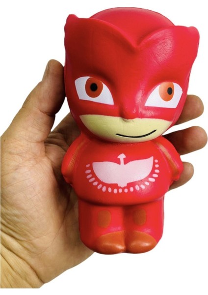 Luxury Squishy Owlette Baykuş Kız Çocuk 14 cm Kokulu Sukuşi Oyuncak 1 Adet