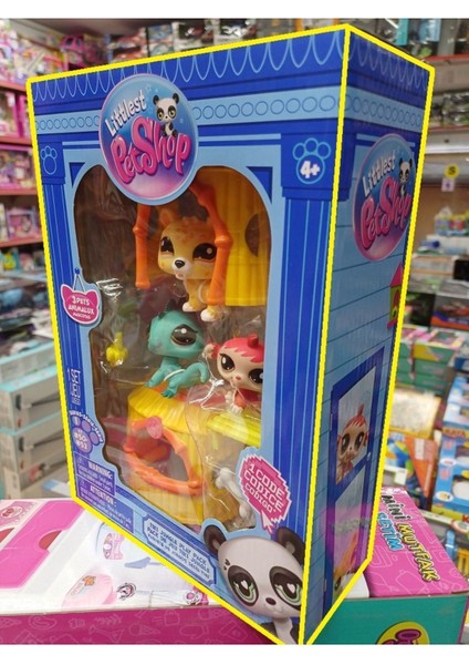 Luxury Miniş Littlest Petshop Tıkı Jungle Play Pack Kutuda 9 Pcs Lisanslı Oyuncak 1 Adet