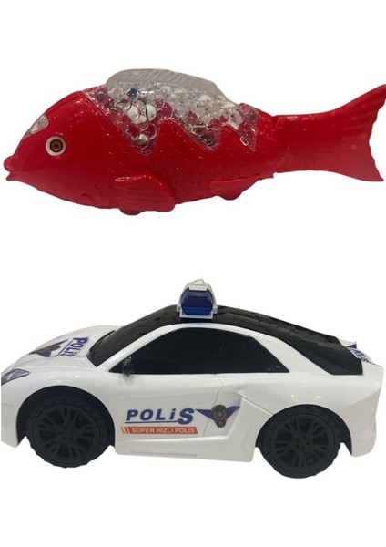 Luxury Kinku Süper Iki'li Ürün Polis Ile Balık 1 Adet