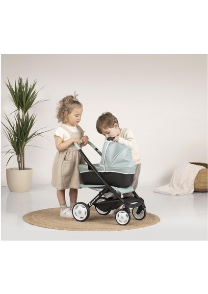 Luxury Smoby Maxi-Cosi&quinny 3'ü 1 Arada Oyuncak Bebek Arabası - Adaçayı Yeşili 253120 1 Adet modelleri