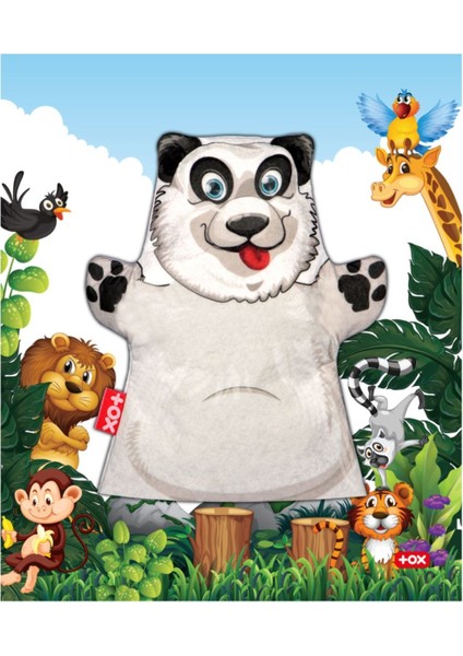 Luxury Panda Vahşi Hayvanlar Keçe El Kukla 1 Adet