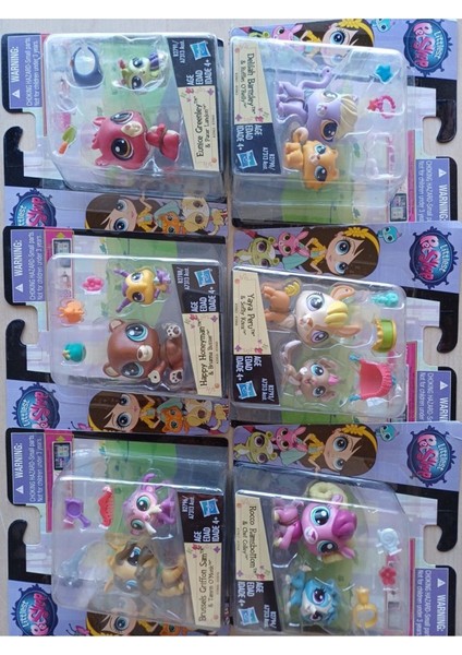 Luxury Miniş Littlest Petshop Tam 6 Paket Birden Lisanslı Kutulu Minişler Oyuncak Tüm Seri 1 Adet