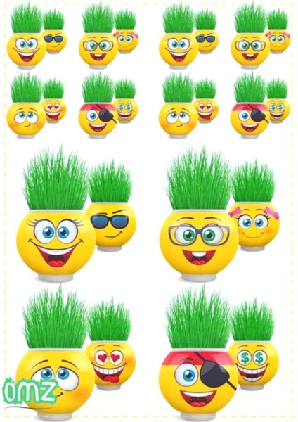Luxury Çim Adam Orijinal 2ADET Lisanslı Eğlenceli Sevimli Ürün Emojili Çimoji Oyuncak Kız Erkek Oyuncaklar 1 Adet fiyatları
