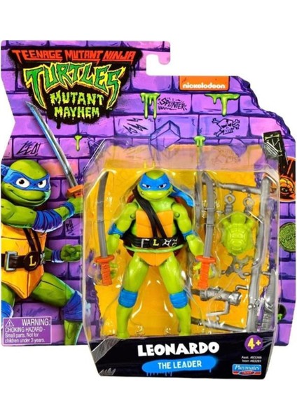 Luxury Tmnt Ninja Turtles Aksiyon Figürleri Leonardo 1 Adet