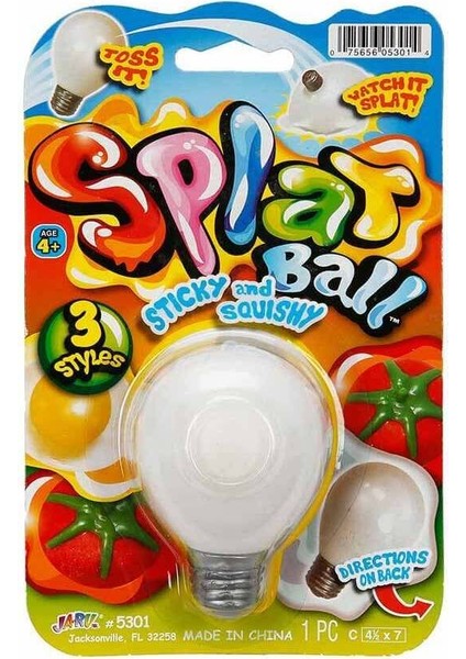 Luxury Yumuşak Ampul Squish Attack Streç Eşyalar Yapışkan Ampül Skuşhi Splat Ball 5.5 cm 1 Adet