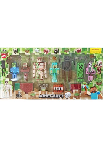 Luxury Büyük Aksesuarlı Minecraft Seti 21 Parça Minecraft Oyuncak 1 Adet fiyatları