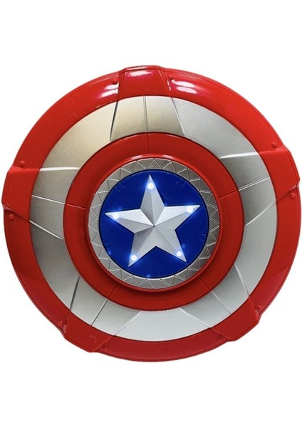 Luxury Kaptan Amerika Kalkanı Sesli ve Işıklı Avengers Marvel Captian America Kalkan 1 Adet fırsatları