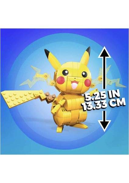 Luxury Mega Pokémon™ Yap ve Oyna Figürler, Pikachu | GMD31 1 Adet indirimleri