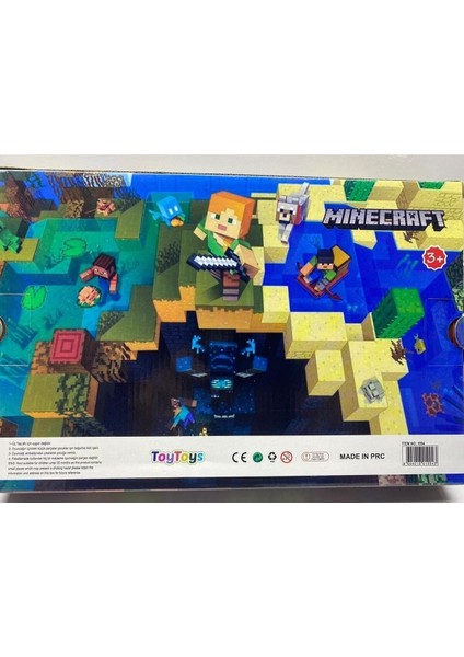 Luxury Minecraft Figür Set Yeni Model Mimecraft 5’li Figür Bol Aksesuarlı Set 16 Parçalı Maykıraft Set 1 Adet indirimleri