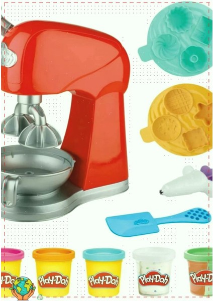 Luxury Play-Doh Sihirli Mikser Oyun Seti F5194 Kız Erkek Cocuk Oyuncak Egitici Montessori Oyuncaklar 1 Adet