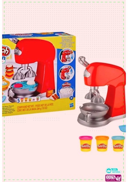 Luxury Play-Doh Sihirli Mikser Oyun Seti F5194 Kız Erkek Cocuk Oyuncak Egitici Montessori Oyuncaklar 1 Adet