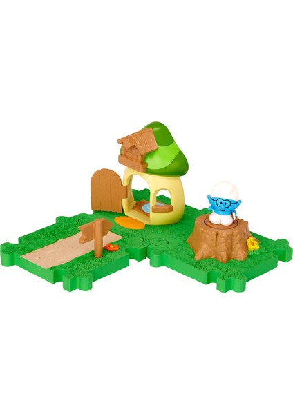 Luxury Jakks Pacific Şirinler Zeki Şirin Mikro Figür Oyun Seti 1 Adet