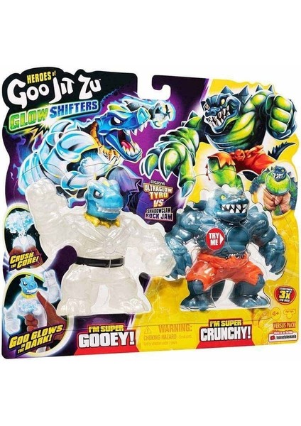 Luxury Goojitzu Glowshifter 2’li Paket GJT40000 - Ultraglow Tyra Vs Shadowclaw Rock Jaw 1 Adet fiyatları