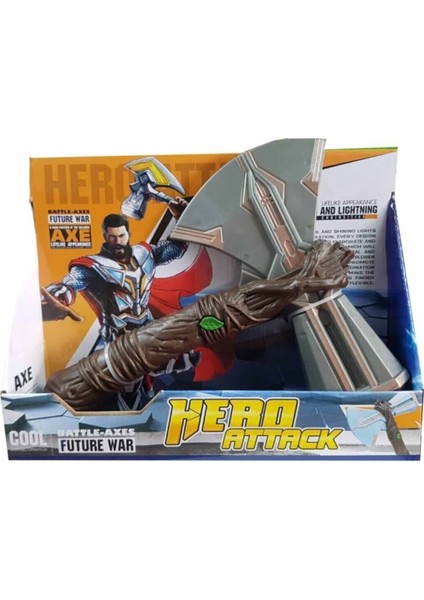 Luxury Avengers Thor 30 cm Oyuncak Sesli Çekiç Balta 1 Adet