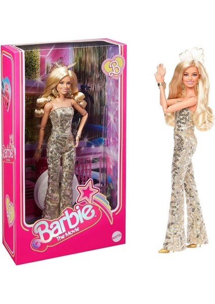 Luxury Movie - Barbie Gold Tulumlu Bebek HPJ99 Lisanslı Ürün 1 Adet