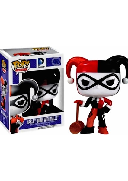 Luxury Pop Heroes Harley Quinn With Mallet Kız Çocuk Eğitici Oyuncak Erkek Çocuk Oyuncaklar 1 Adet