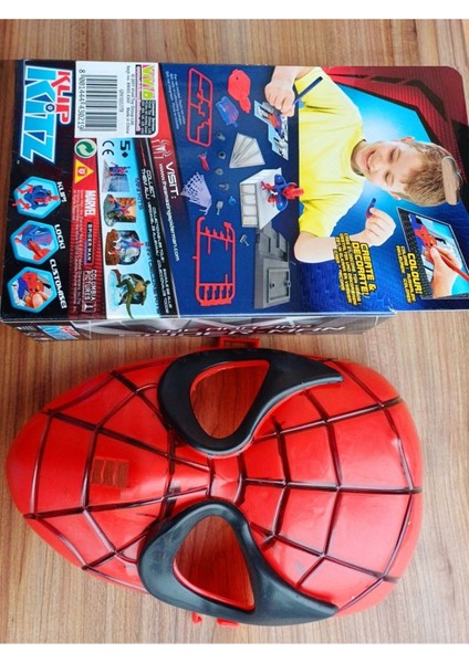 Luxury Örümcek Adam Figür ve Maske Oscorp Tower Oyun Seti Spiderman Kutulu Oyuncak 1 Adet