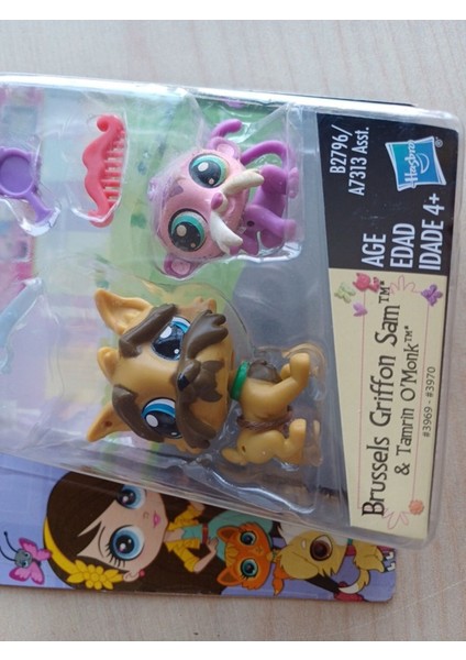 Luxury Miniş Littlest Petshop Brussels Griffon Sam Tamrin Monk Lisanslı Kutulu Minişler Oyuncak 1 Adet